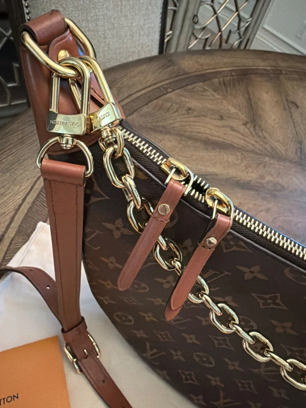 Louis Vuitton Loop Hobo Monogram Canvas